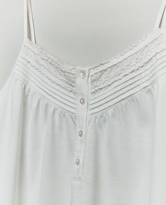 ثوب نوم قطن مطرز