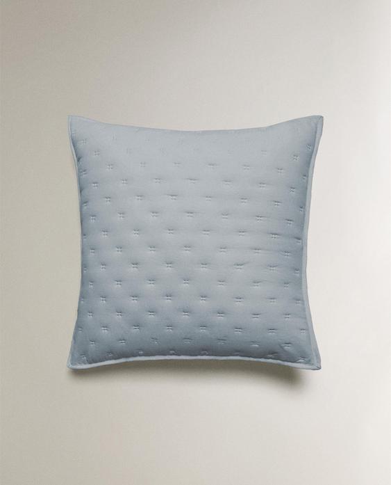 FUNDA COJÍN EDREDÓN ACOLCHADO PUNTOS