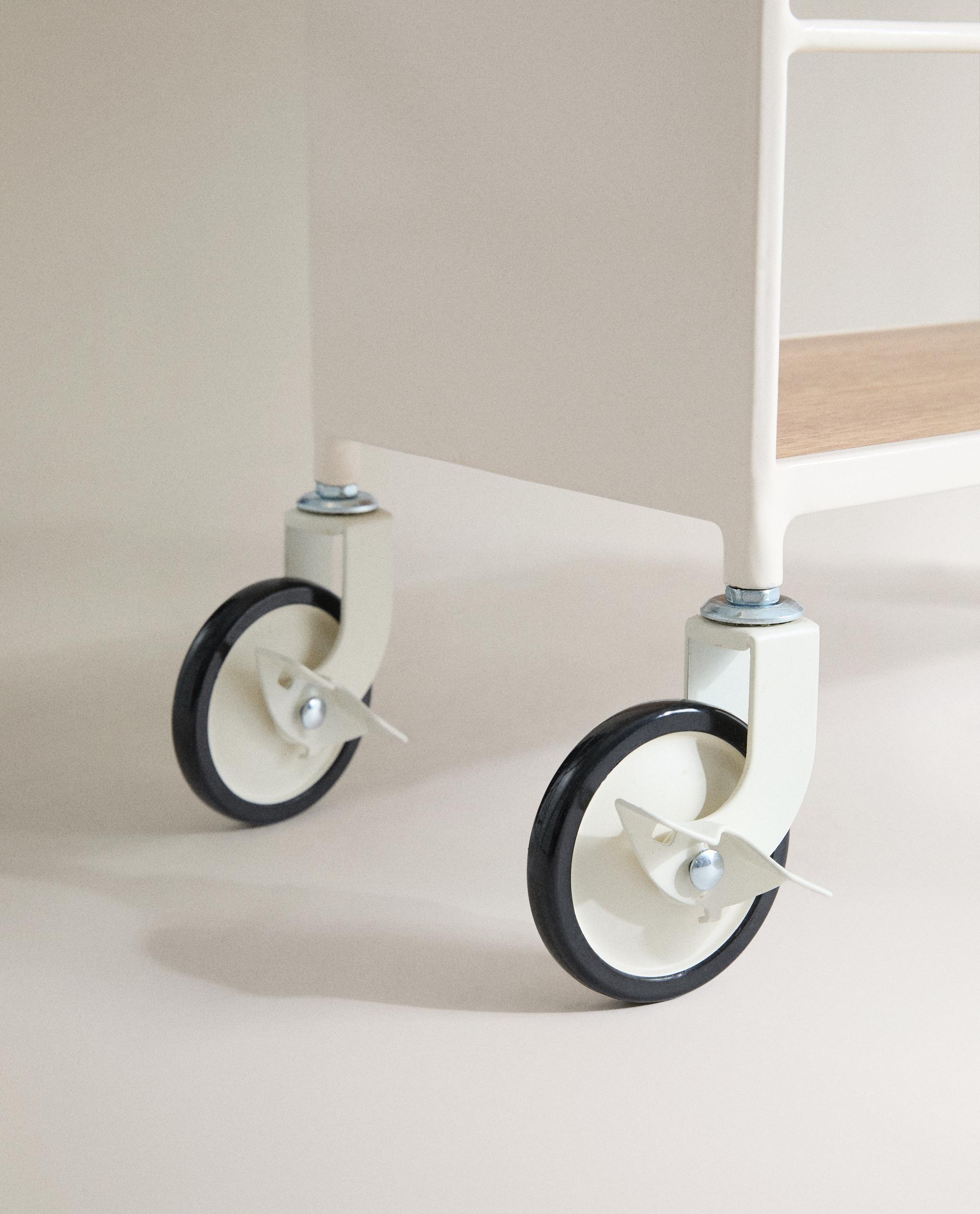 METAL AND WOOD STORAGE CART | Zara Home United States of America