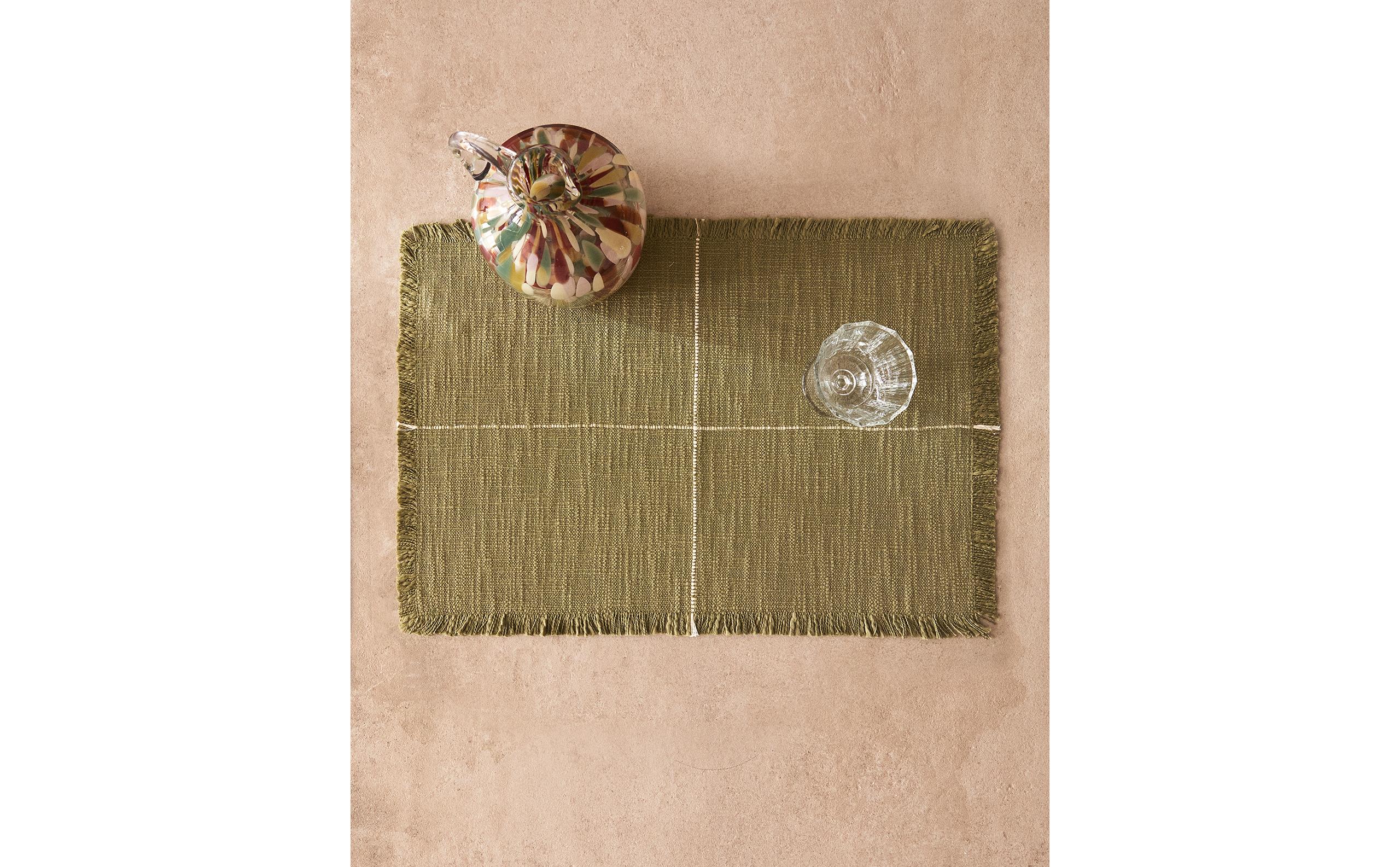Tovagliette Da Colazione 45x33 Frame Gocce Confezione 6 Pezzi Grigio Guzzini 226058