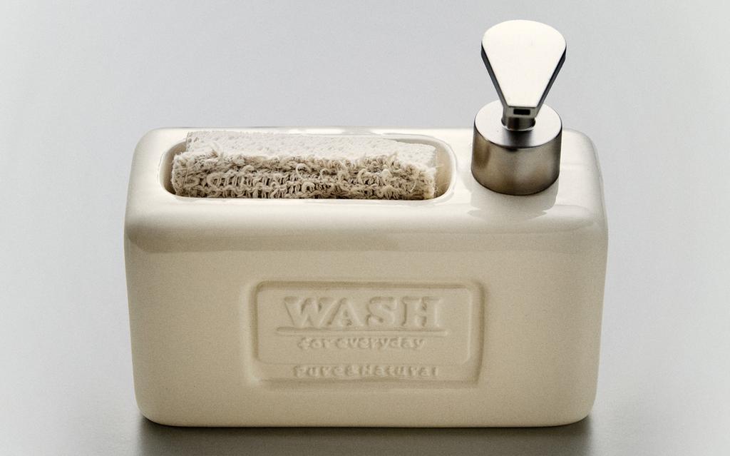 WASHING-UP LIQUID DISPENSER WITH CONTAINER