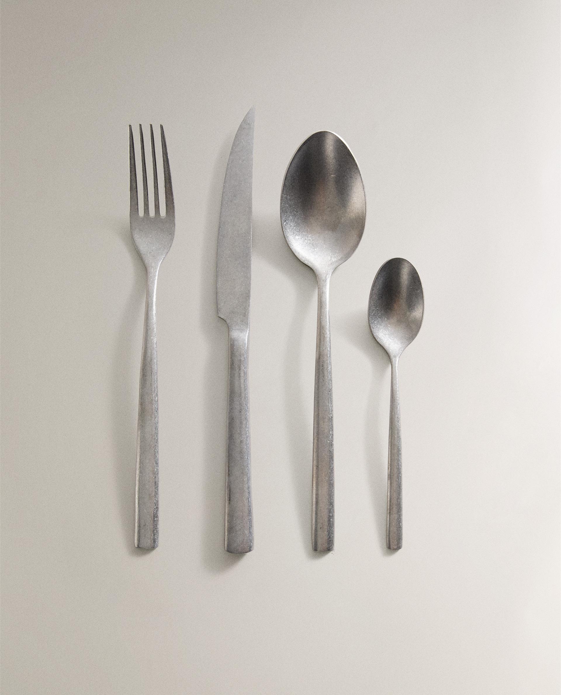 ヴィンテージ スチール カトラリー4本セット | Zara Home 日本/Japan