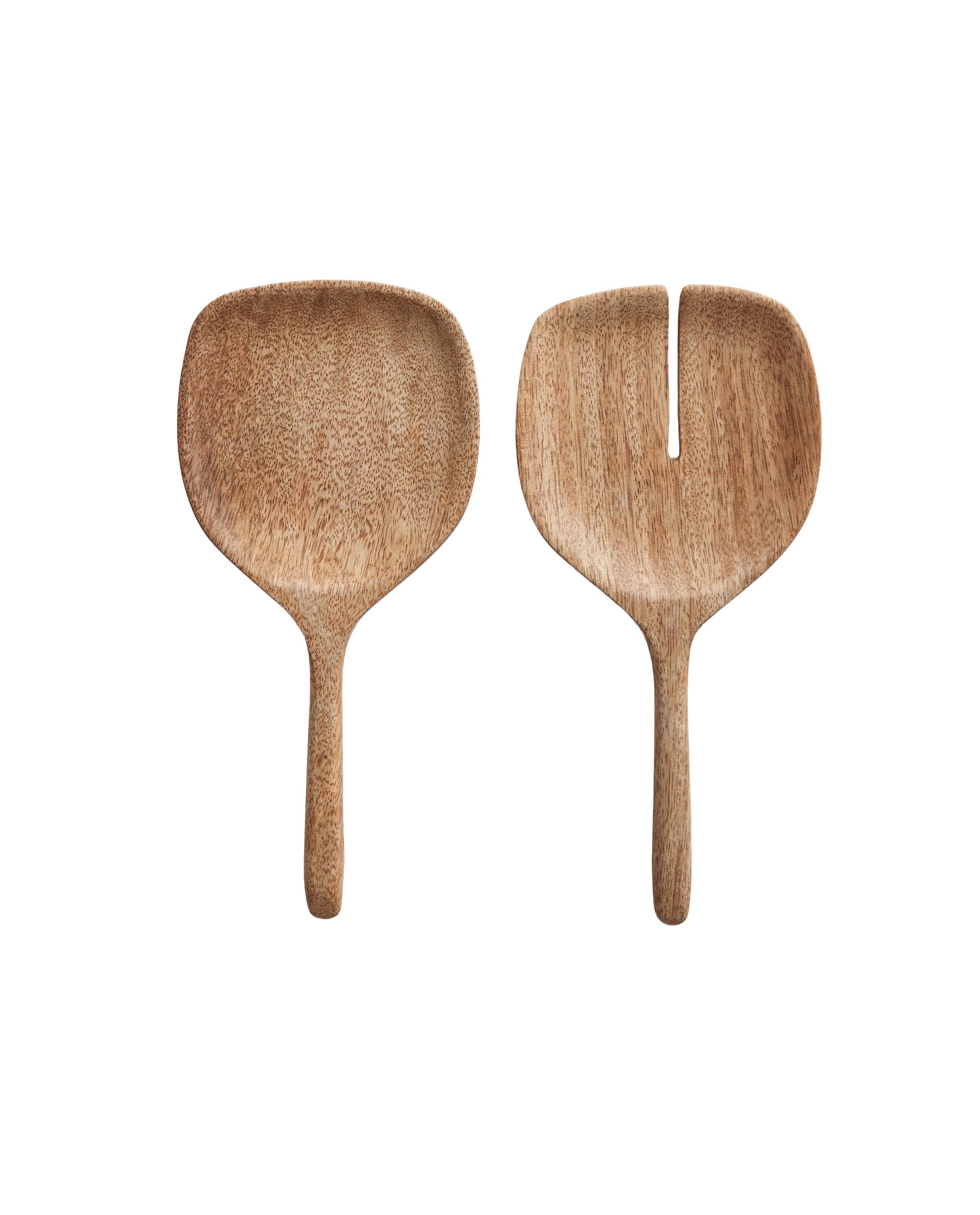 SET OF MANGO WOOD SALAD CUTLERY product thumbnail 6