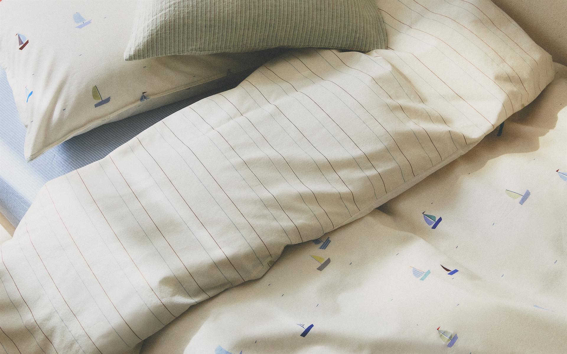 KINDER-BETTBEZUG BAUMWOLLE BOOTE KINDER-BETTBEZUG BAUMWOLLE BOOTE