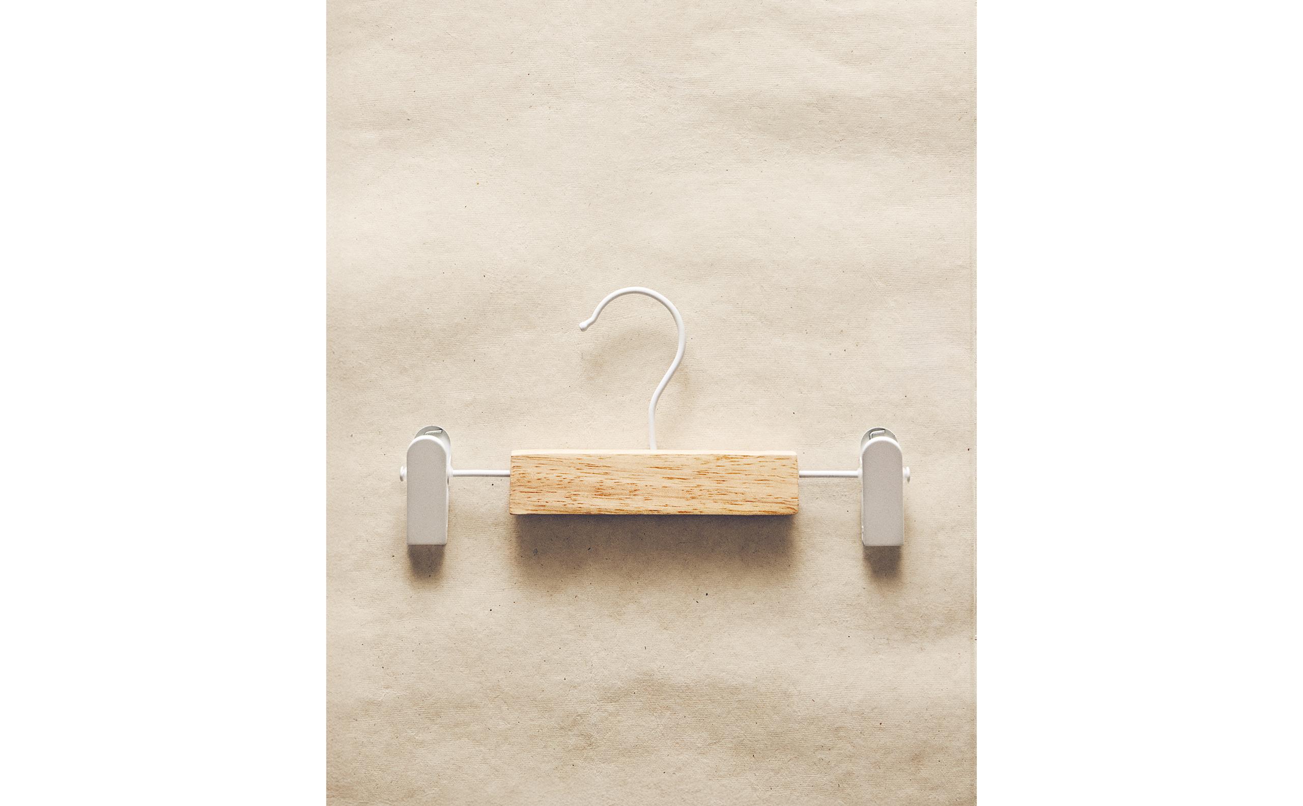 KIDS SET 3 PERCHAS PINZA MADERA NATURAL