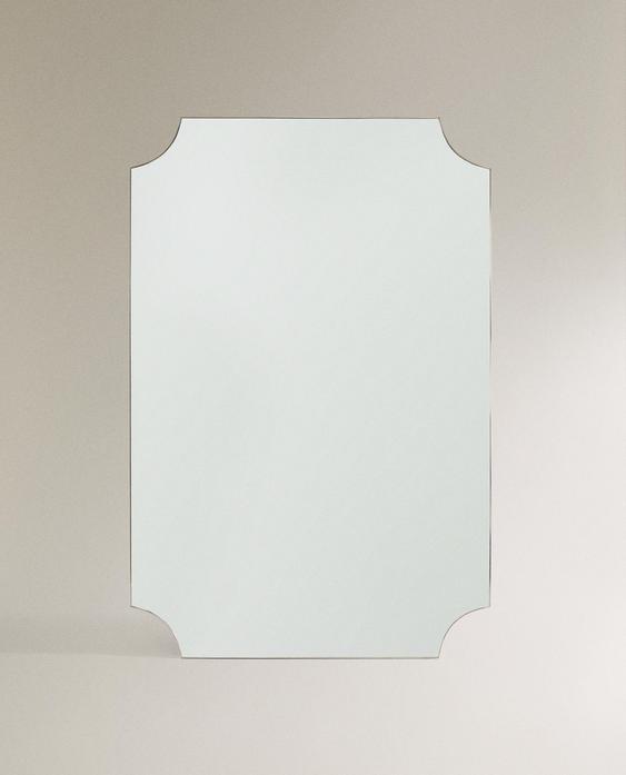 MIRROR WITH SILVER BORDER MIRROR WITH SILVER BORDER