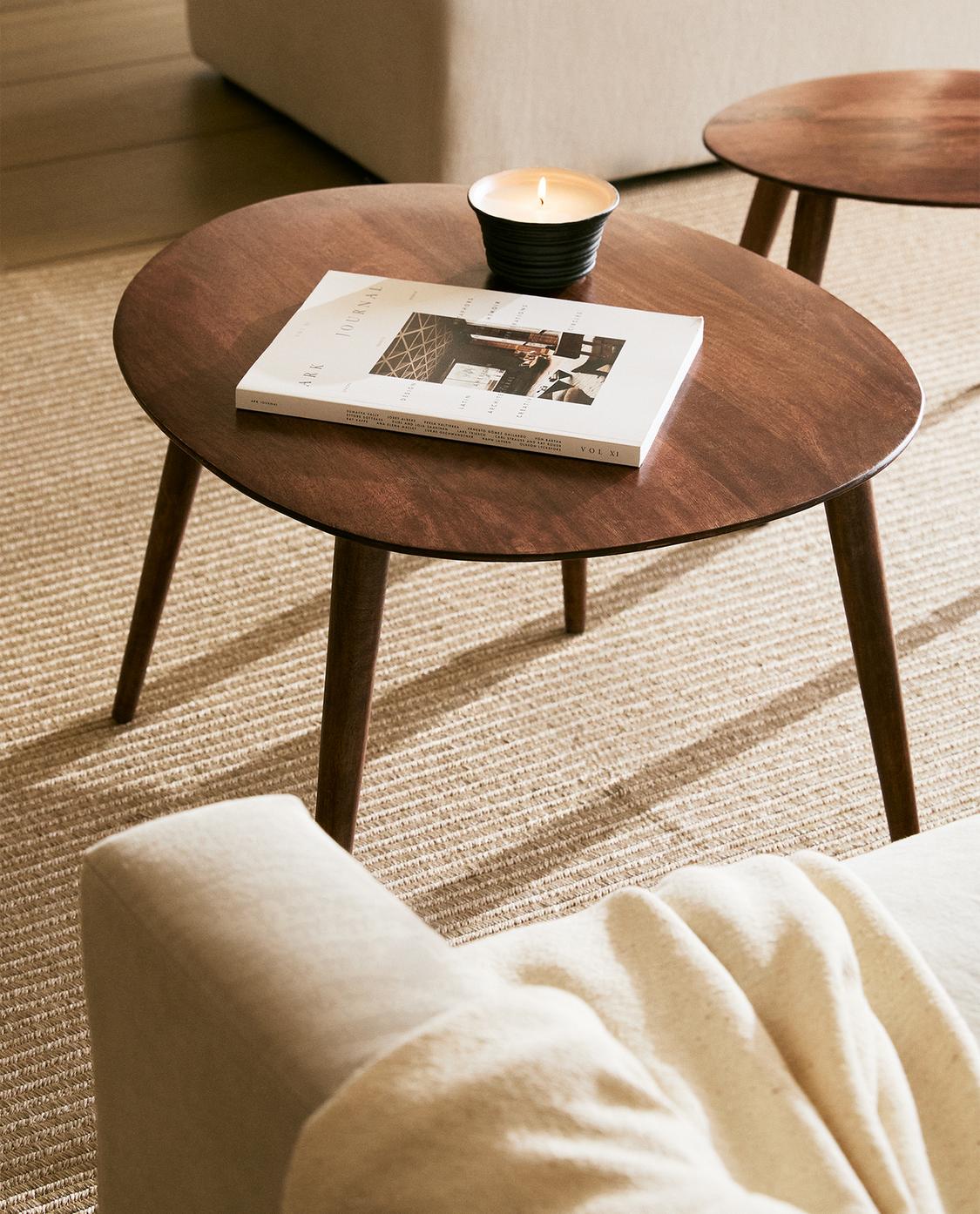 ZARA HOME ローテーブル BEVELED WOODEN TABLE | Zara Home United 