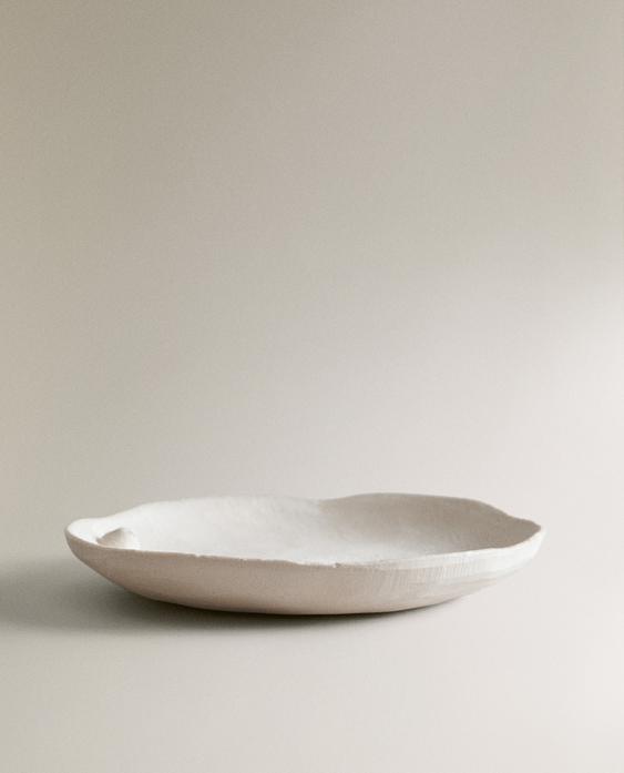 QUEIMADOR DE INCENSO DE CERÂMICA COM PRATO