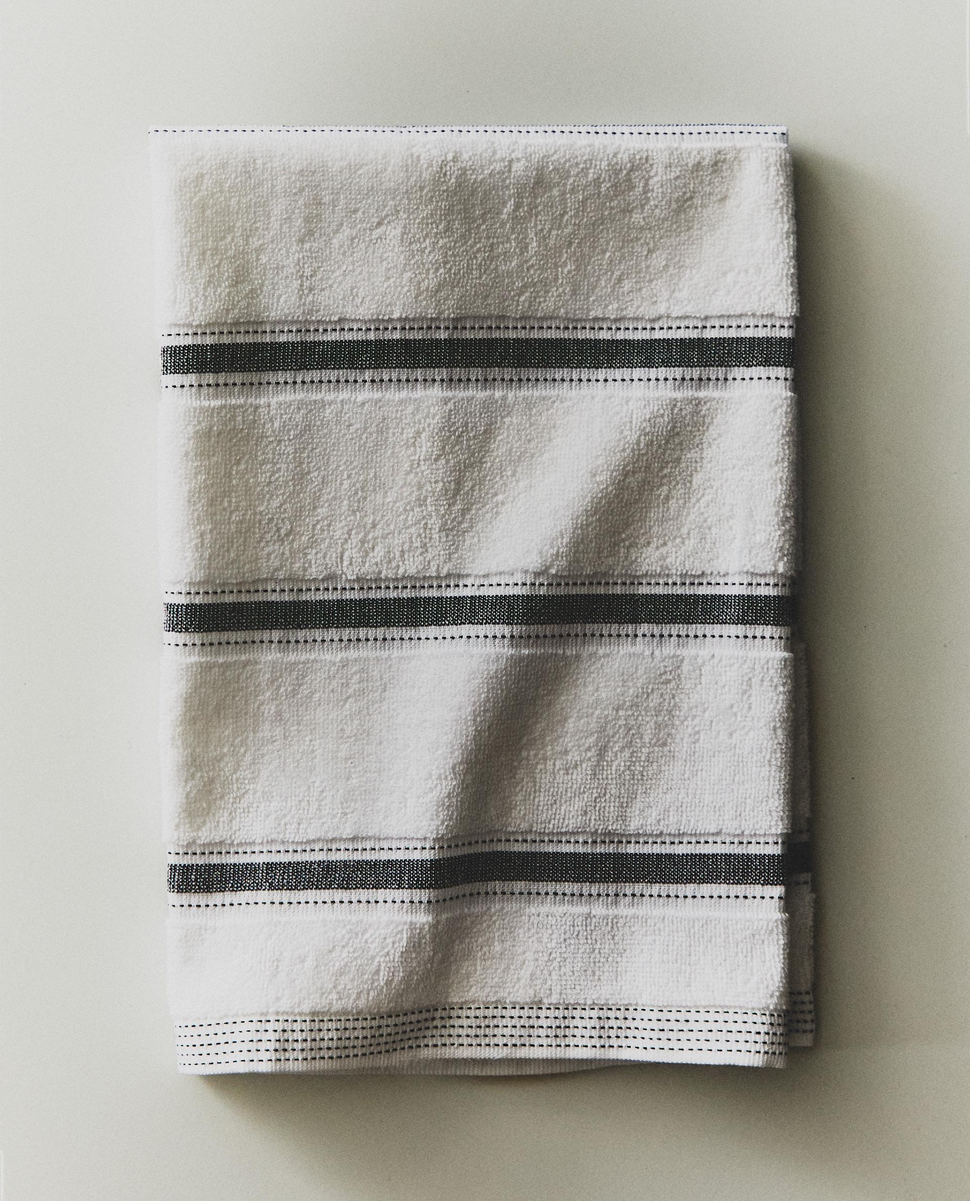 STRIPED COTTON TERRY TEA TOWEL product thumbnail 7