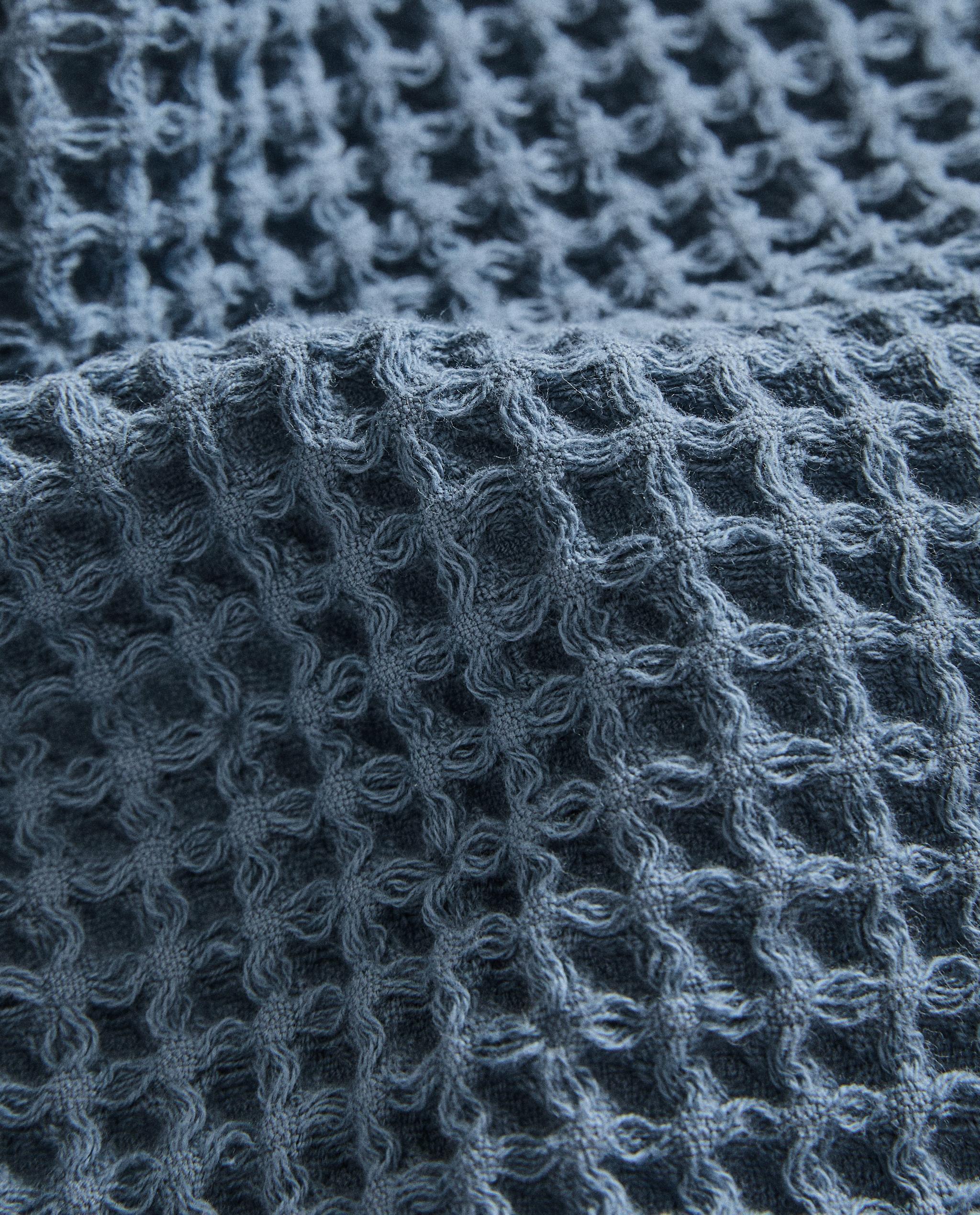 WAFFLE-KNIT COTTON HAND TOWEL (PACK OF 3) product thumbnail 5