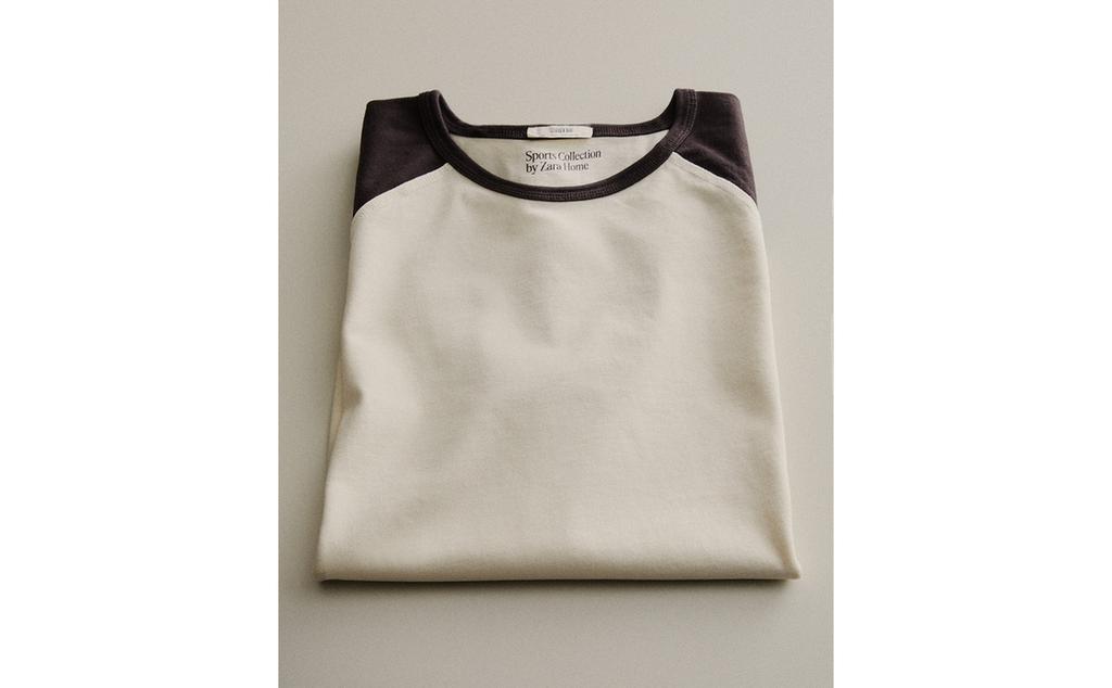 TWO-TONE COTTON T-SHIRT