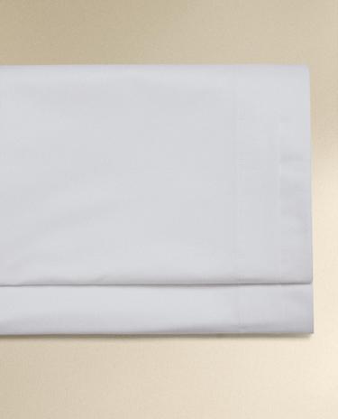 PLEATED SATEEN COTTON FLAT SHEET (1000 THREAD COUNT)
