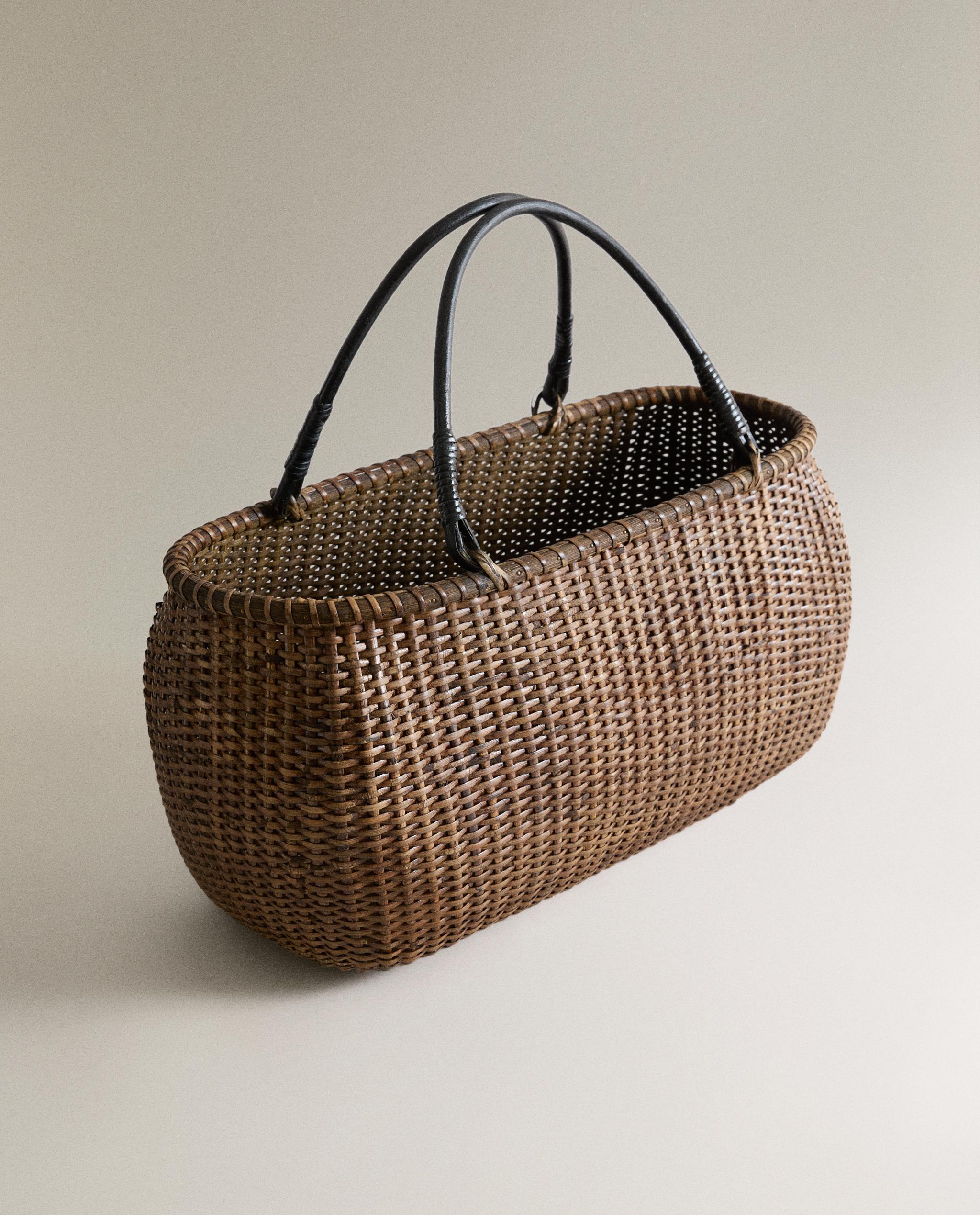 RATTAN AND BAMBOO BASKET product thumbnail 6