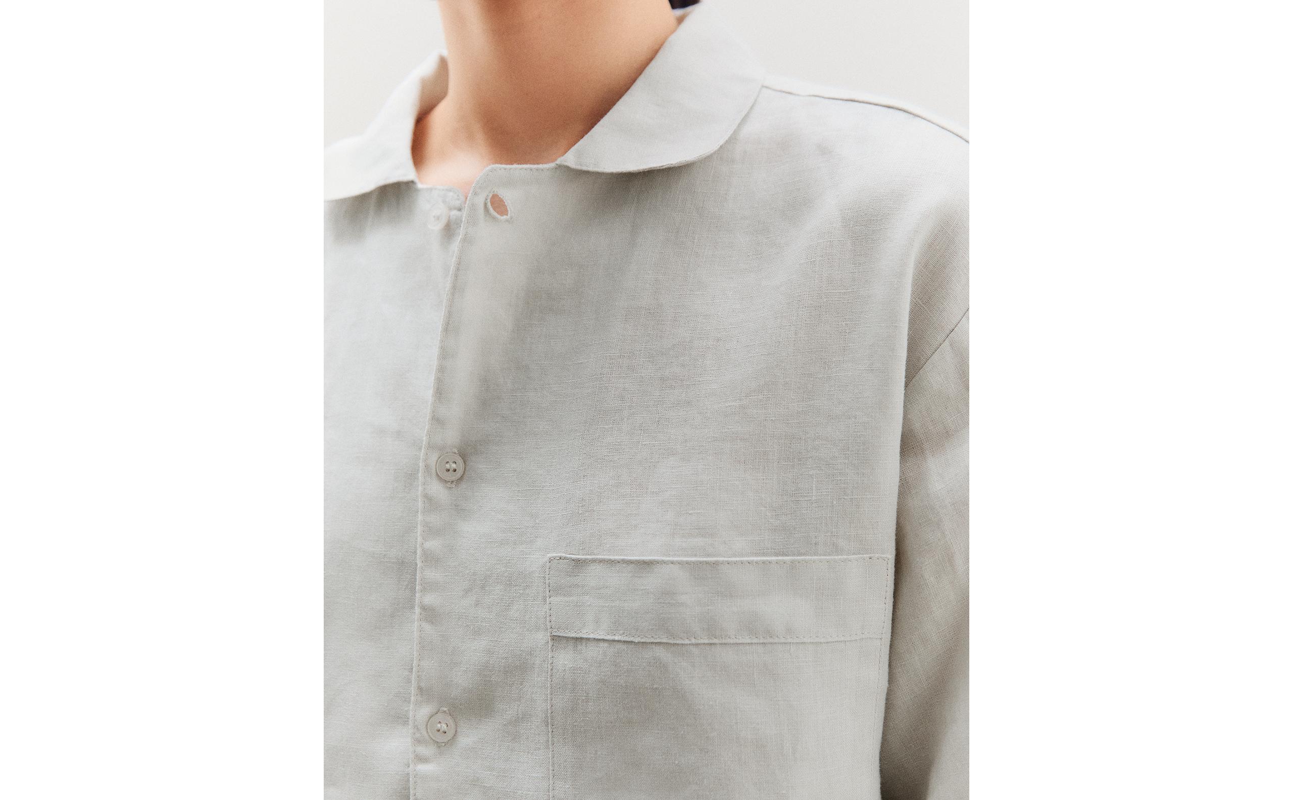 LINEN SHIRT WITH POCKET product thumbnail 7