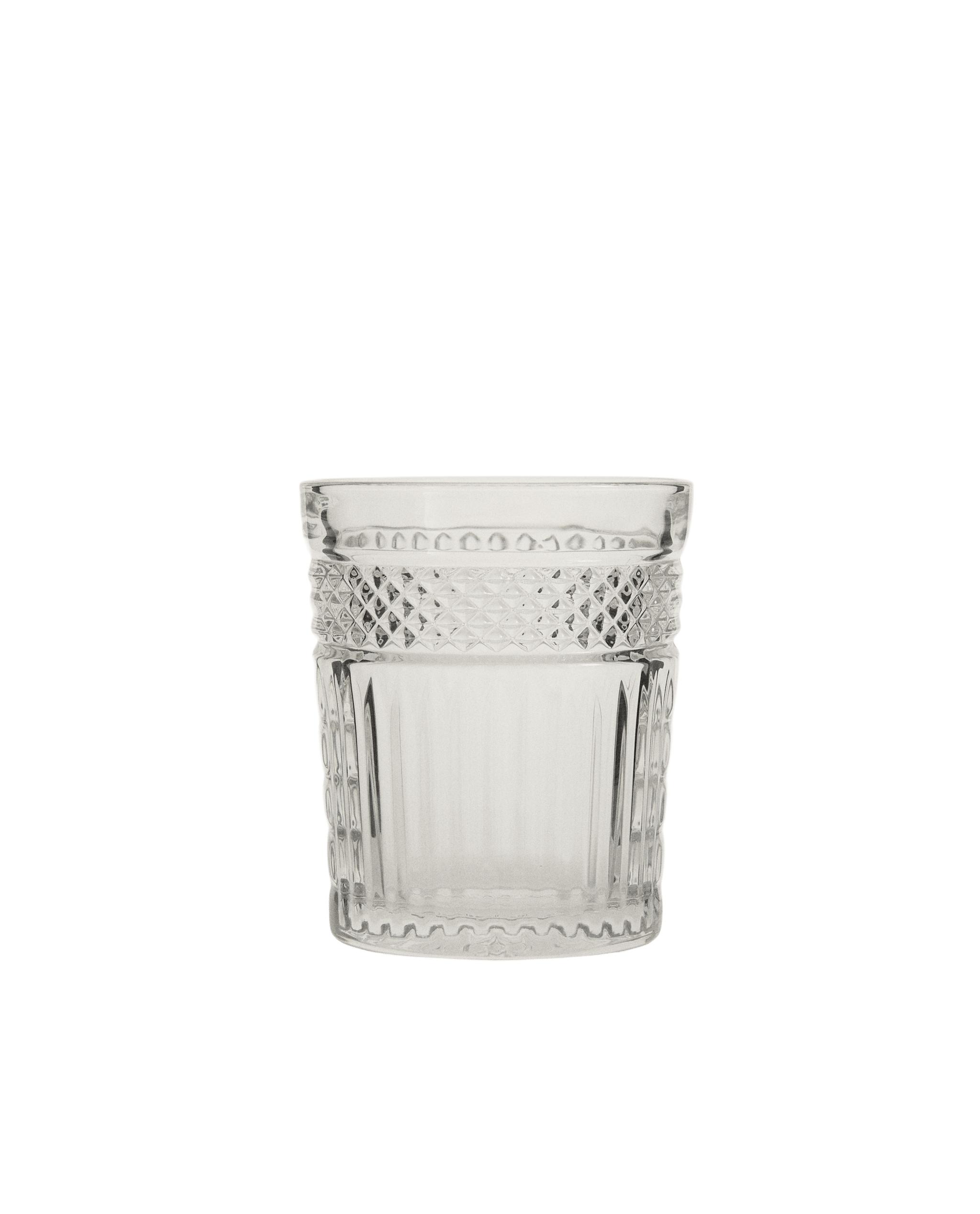 RAISED DESIGN GLASS TUMBLER product thumbnail 2