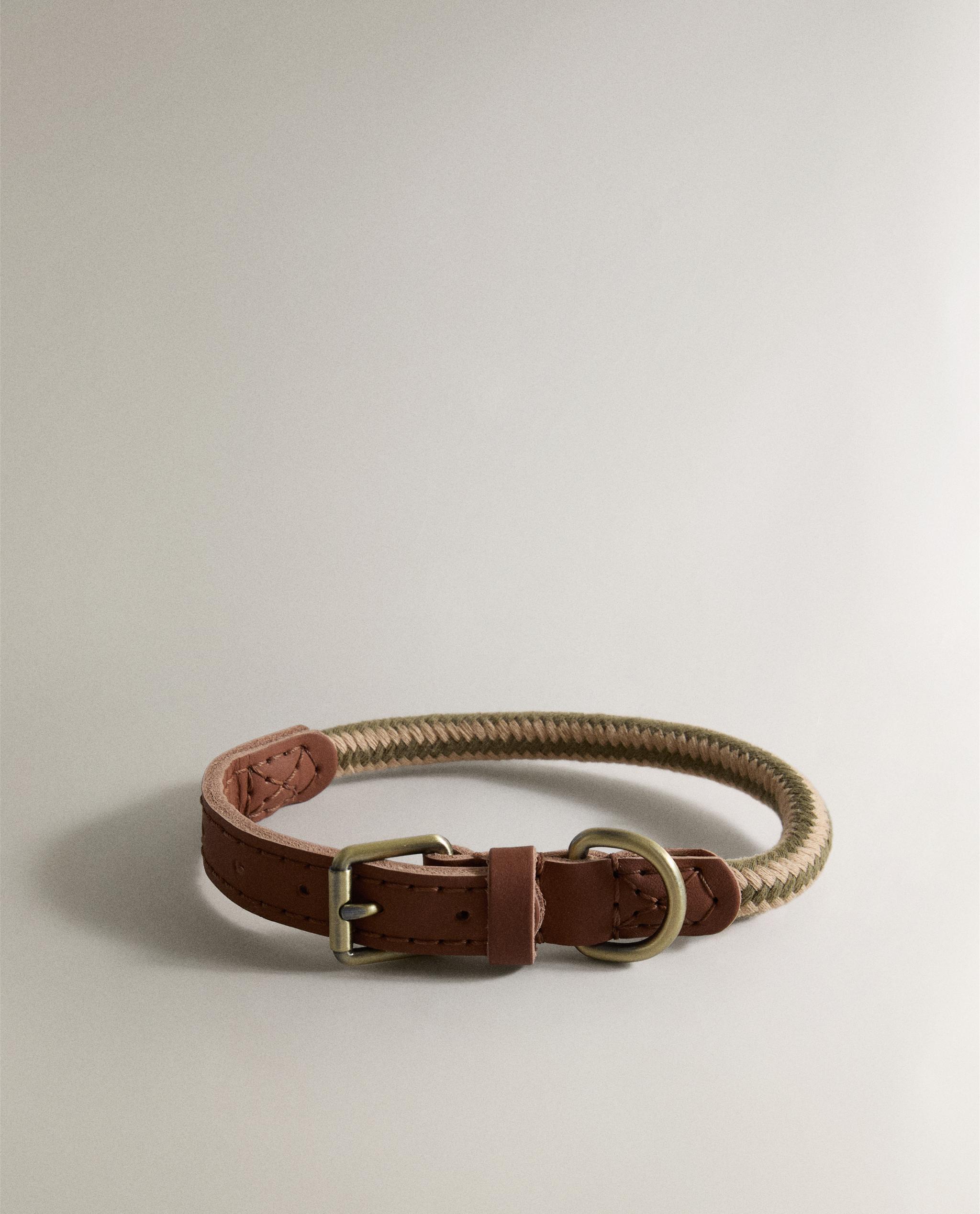 LEATHER AND ROPE DOG COLLAR product thumbnail 7