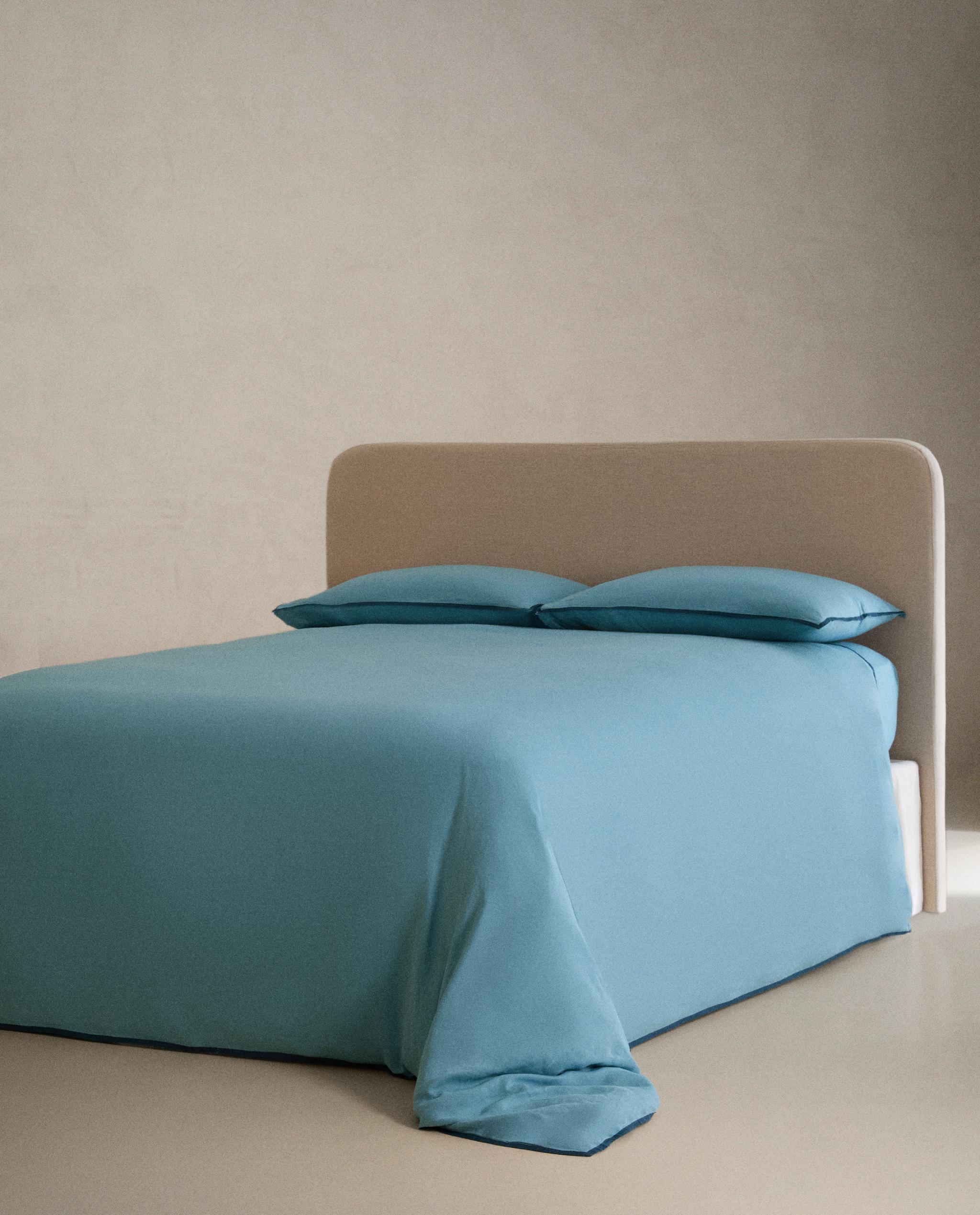 CONTRAST LINEN DUVET COVER product thumbnail 9