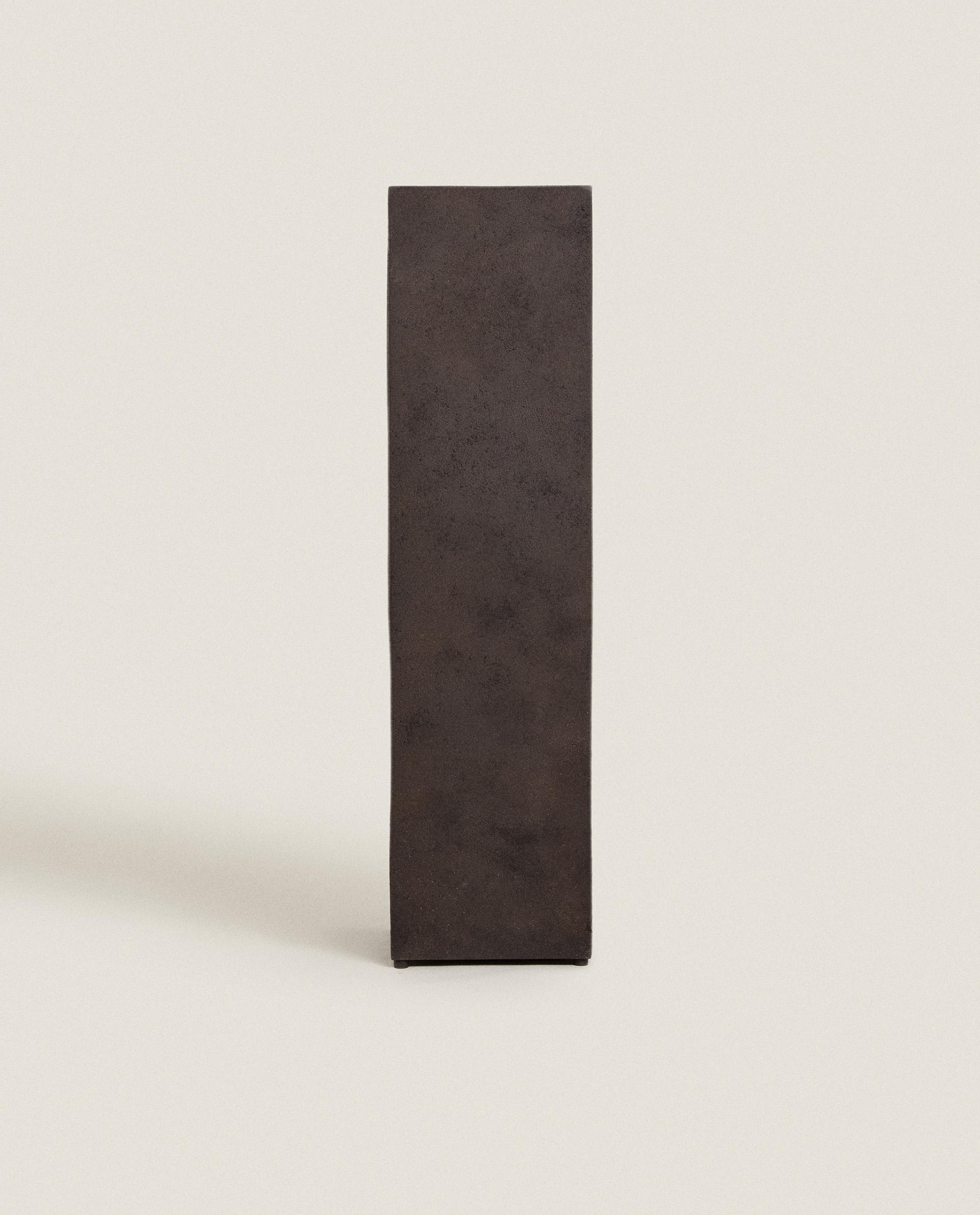 値下展示品 ザラホーム スクエアメタルベース サイドテーブル ブラック 鉄製 スクエア メタル ベース | Zara Home 日本/Japan