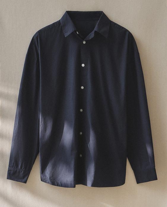 CAMISA PLAYA ALGODÓN LISA