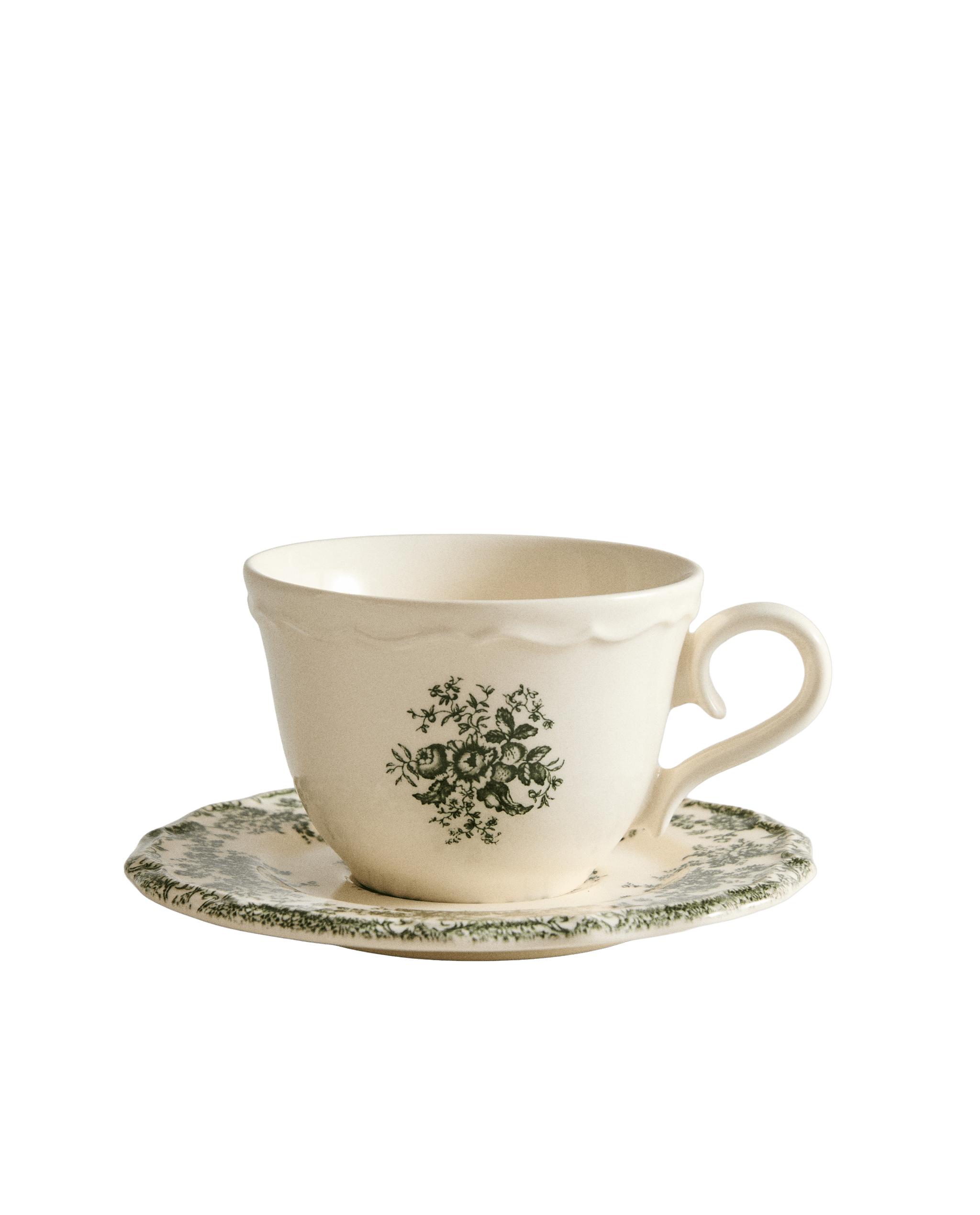 FLORAL TEACUP AND SAUCER product thumbnail 6