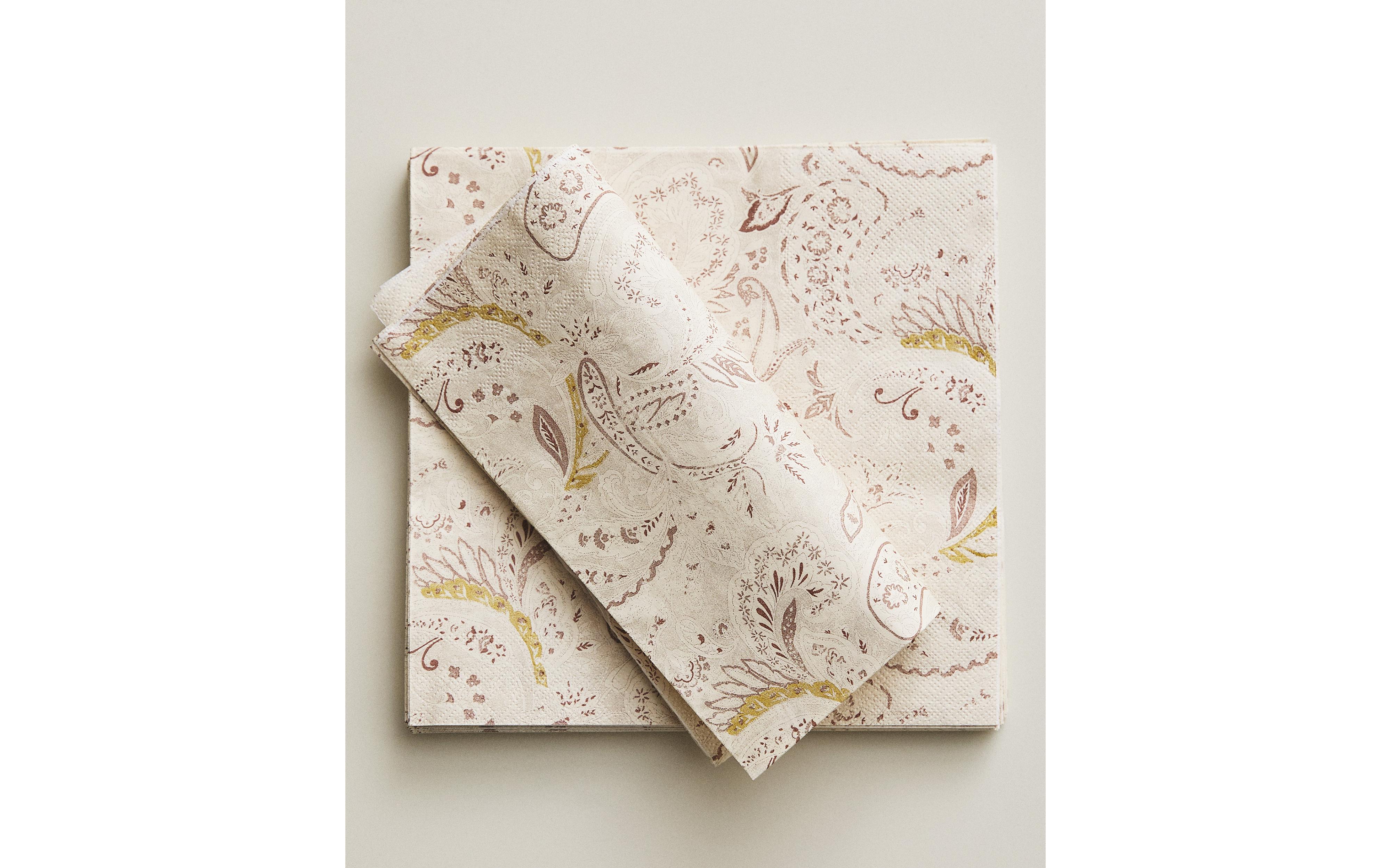 PACK OF PAISLEY PAPER NAPKINS (PACK OF 20) product thumbnail 7