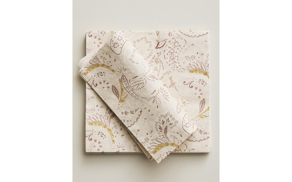 กระดาษเช็ดปากลายลูกน้ำ (แพ็ค 20 ชิ้น)