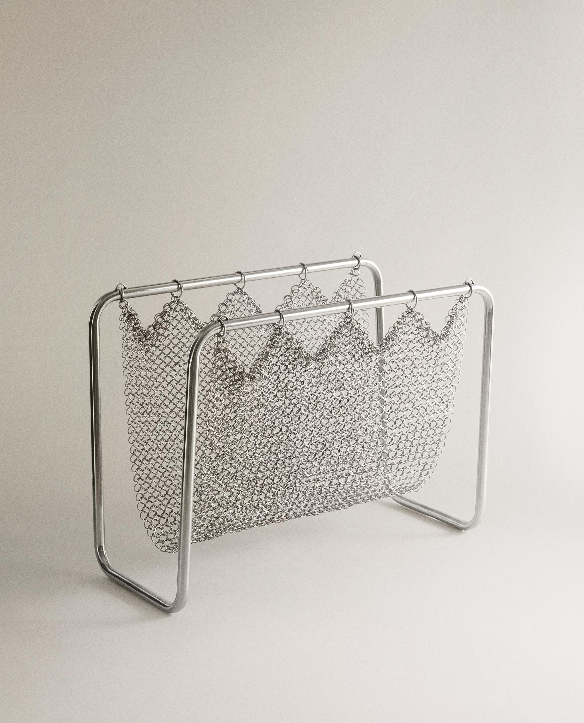METAL MESH MAGAZINE RACK product thumbnail 3