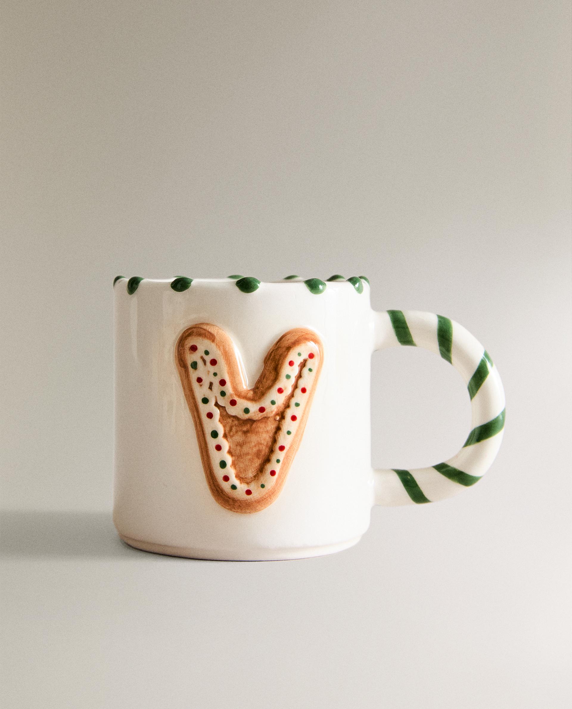 CHILDREN’S CHRISTMAS LETTER V STONEWARE MUG