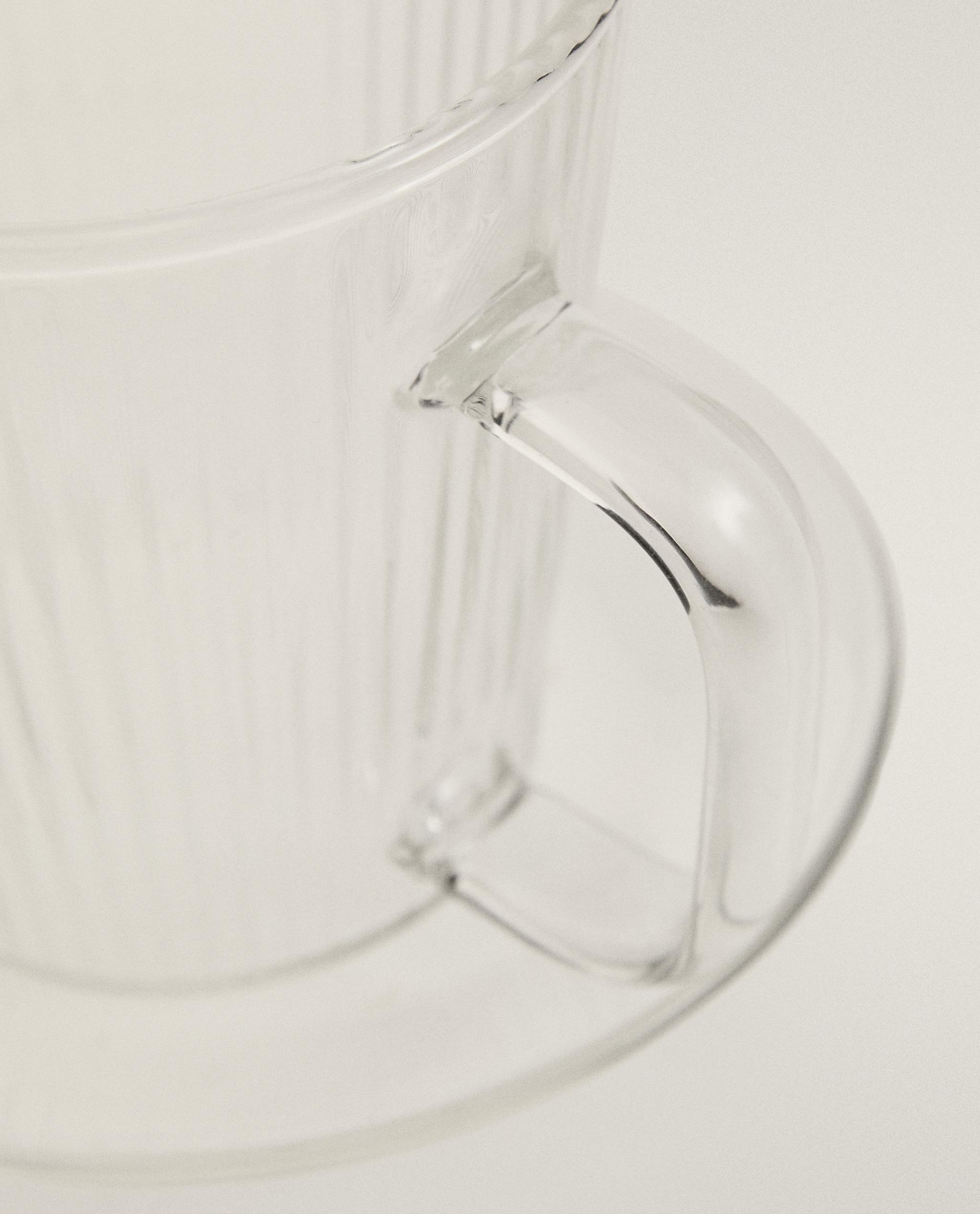 BOROSILICATE GLASS COFFEE CUP AND SAUCER product thumbnail 9