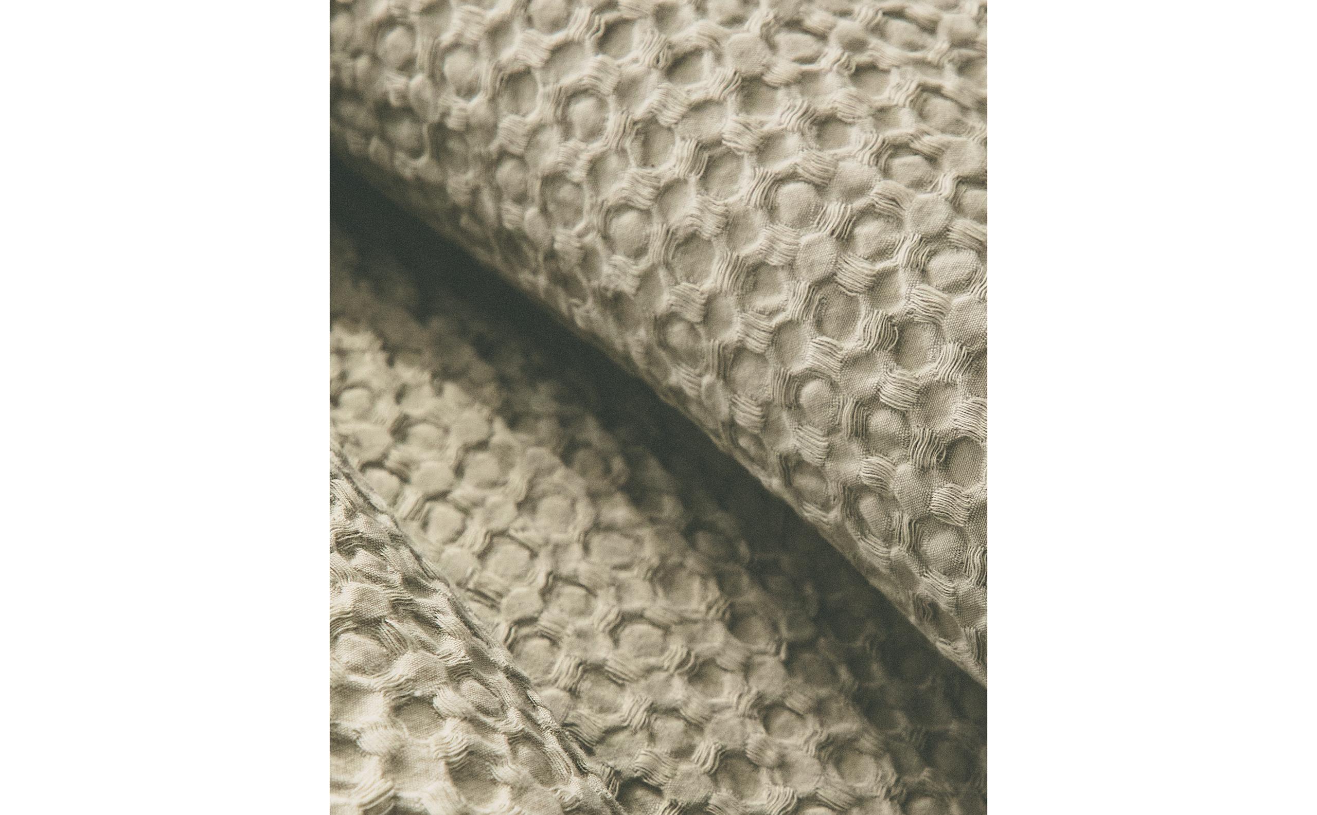 WAFFLE-KNIT DUVET COVER