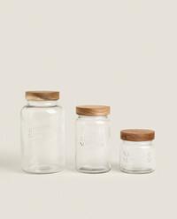 GLASS SCREW-ON STORAGE JAR product thumbnail 12