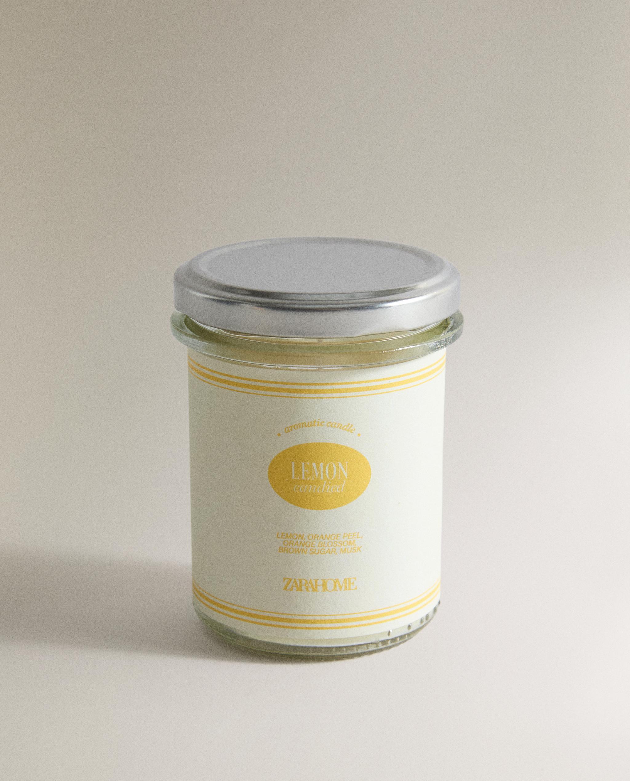 (130 G) LEMON CANDIED SCENTED CANDLE product thumbnail 4