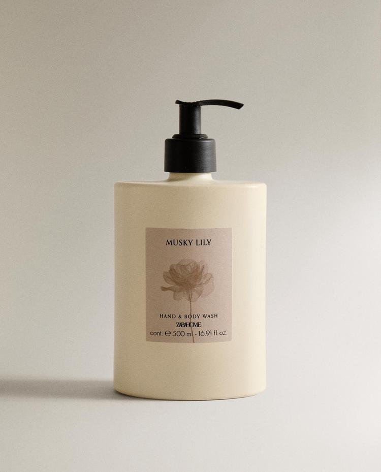 (500 ML) MUSKY LILY LIQUID HAND SOAP