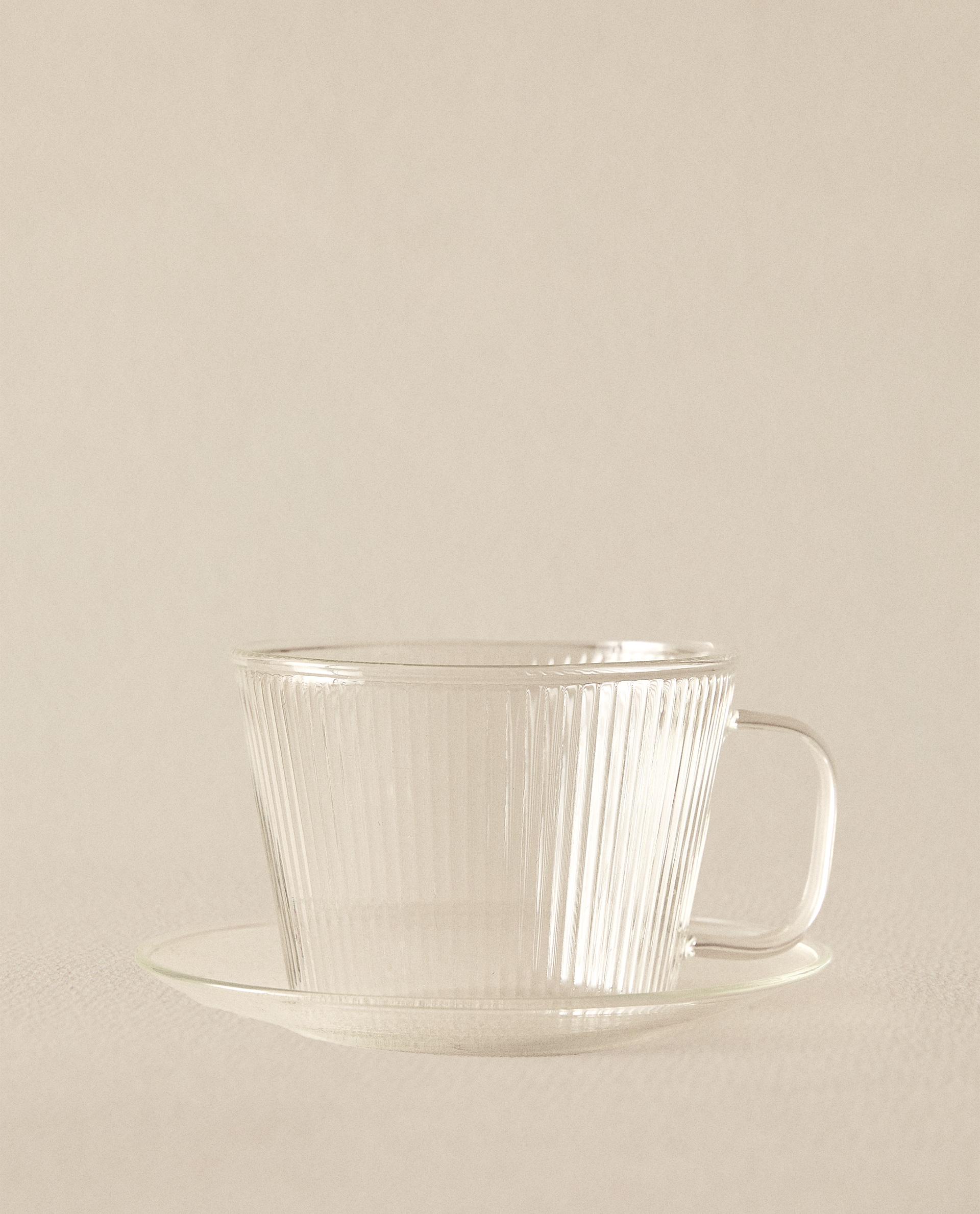 ティーカップ＆ソーサー ボロシリケイトガラス | Zara Home 日本