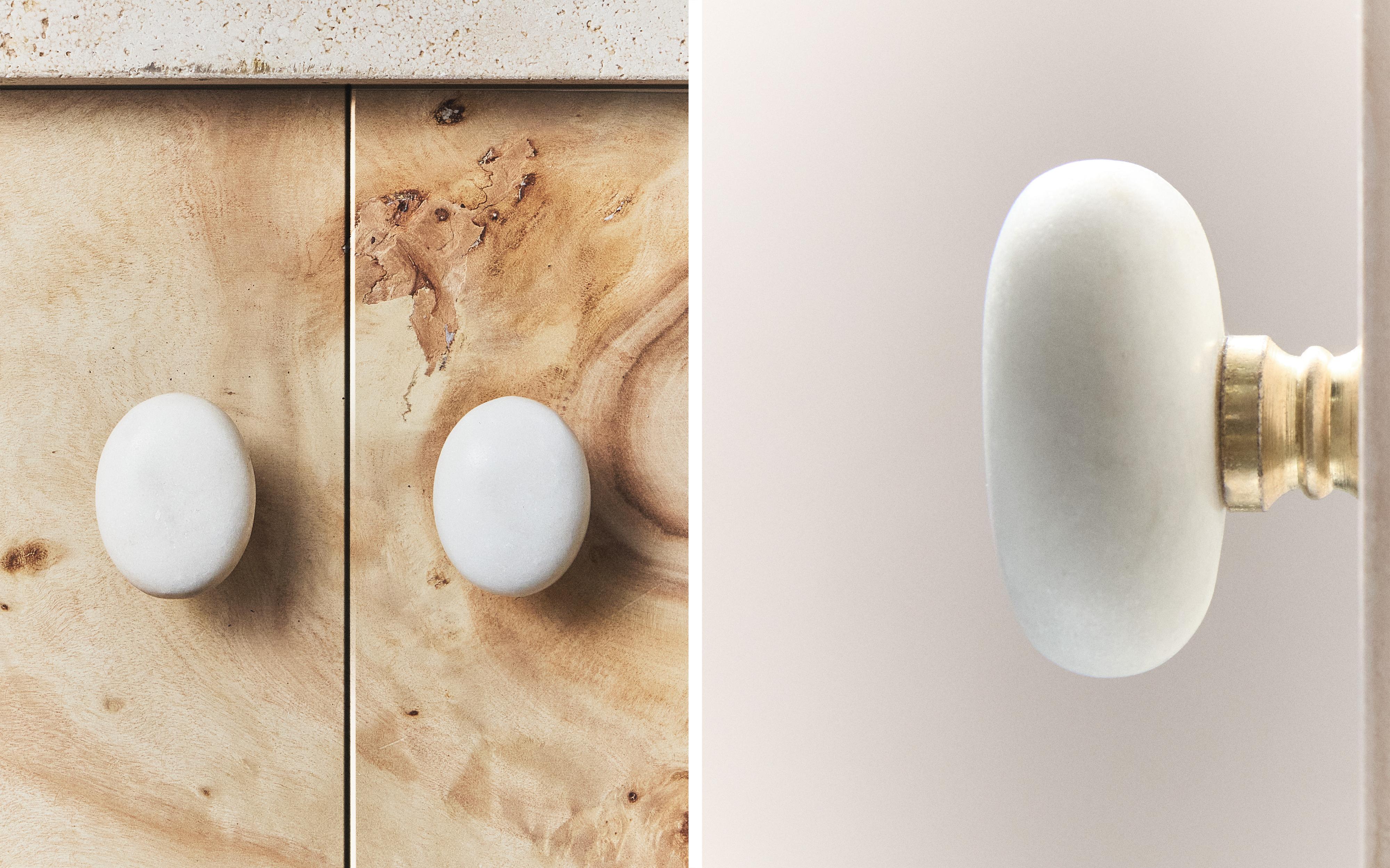 PACK OF OVAL MARBLE DOOR KNOBS (PACK OF 2) product thumbnail 8