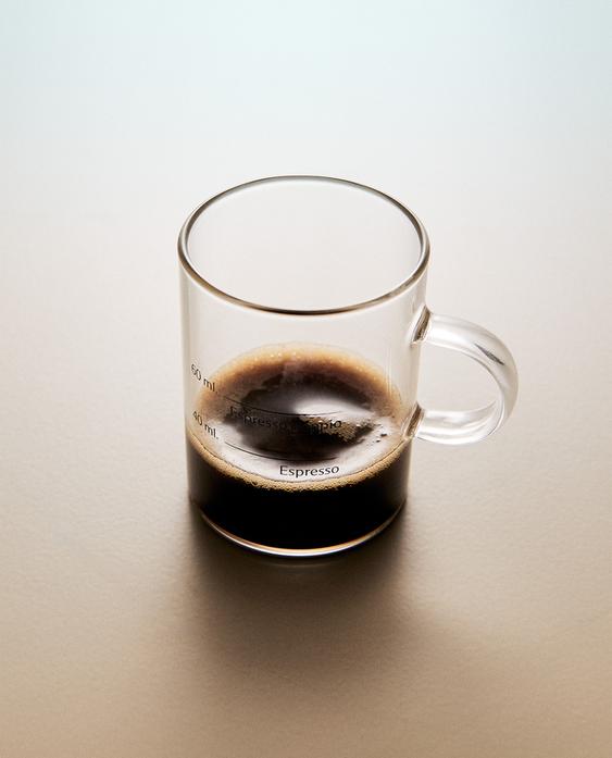 BOROSILICATE GLASS MUG WITH TRANSFER