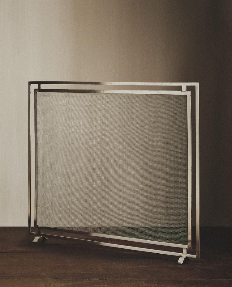 STEEL FIREPLACE SPARK GUARD SCREEN