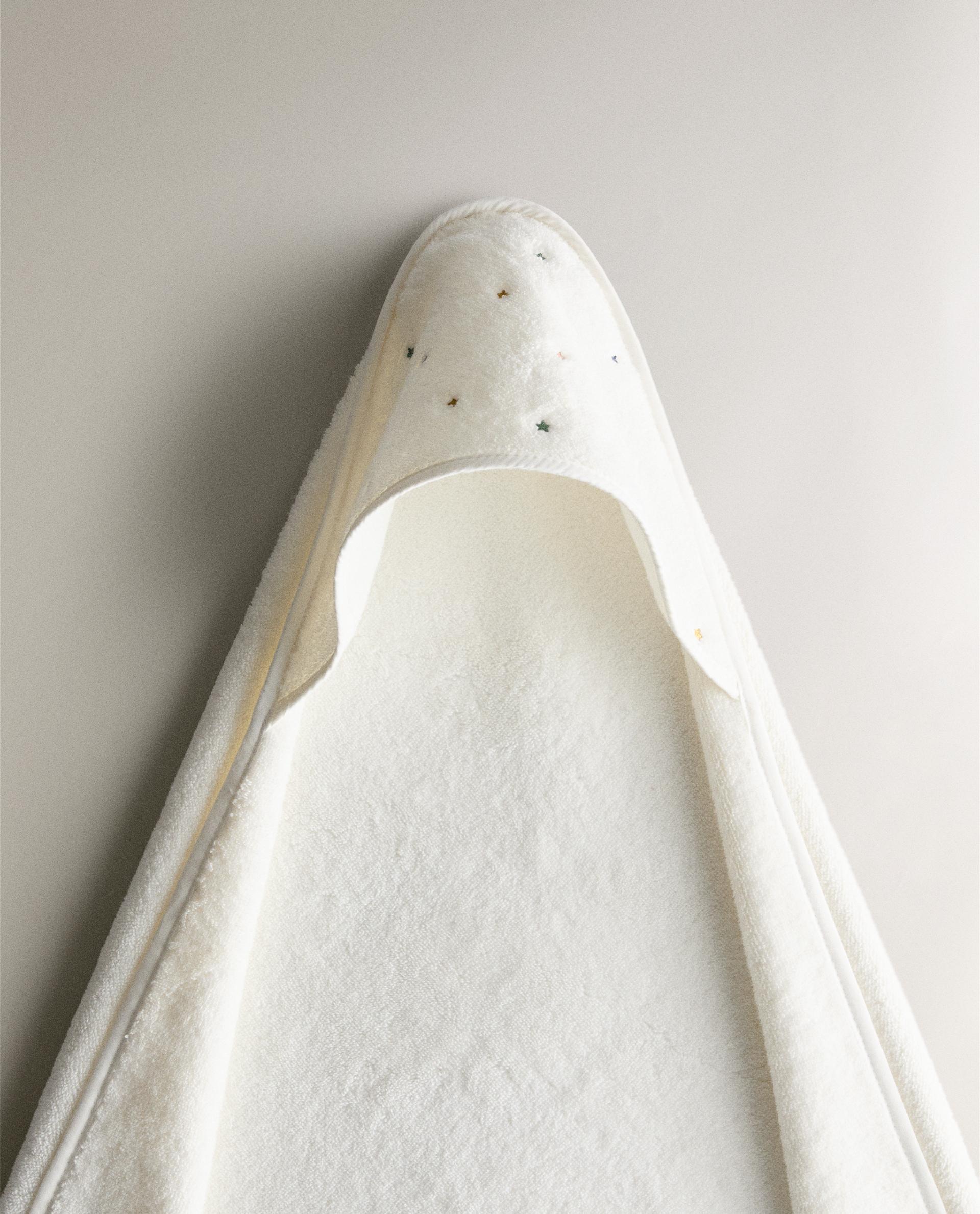 STARS HOODED BABY TOWEL STARS HOODED BABY TOWEL