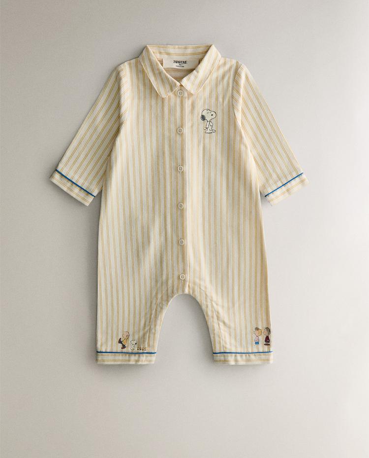 CHILDREN'S PEANUTS™ FLANNEL ROMPER