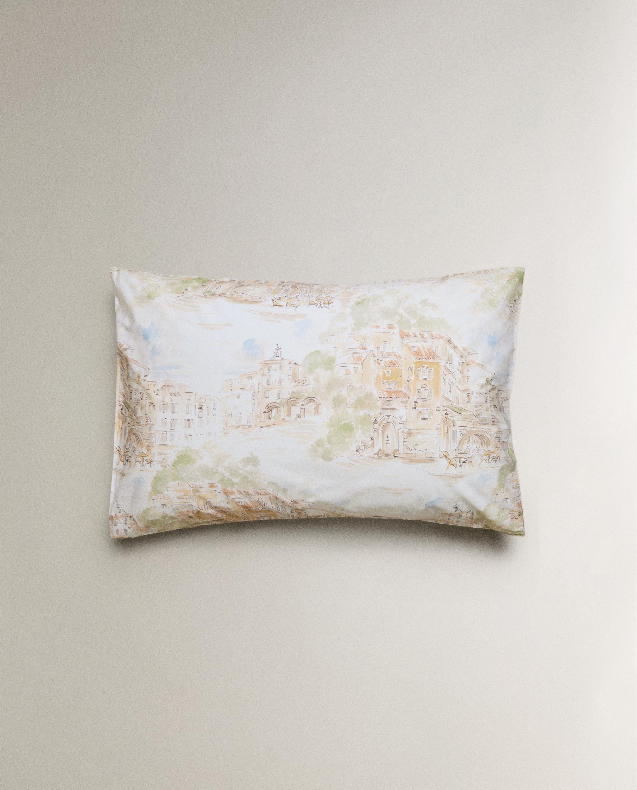 LANDSCAPE PRINT COTTON PILLOWCASE product thumbnail 5