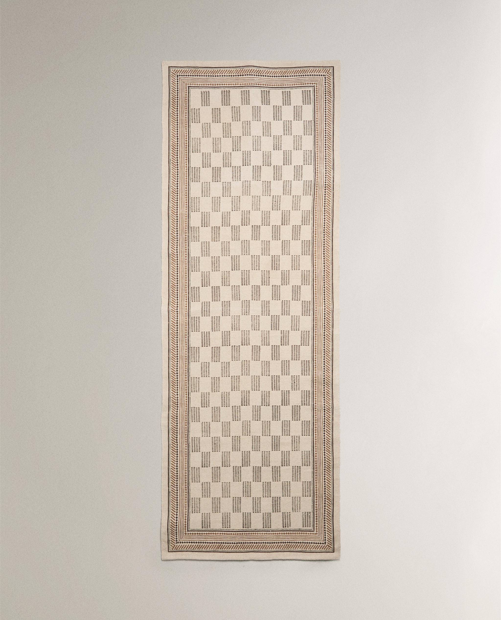 BLOCK PRINT COTTON RUG product thumbnail 19
