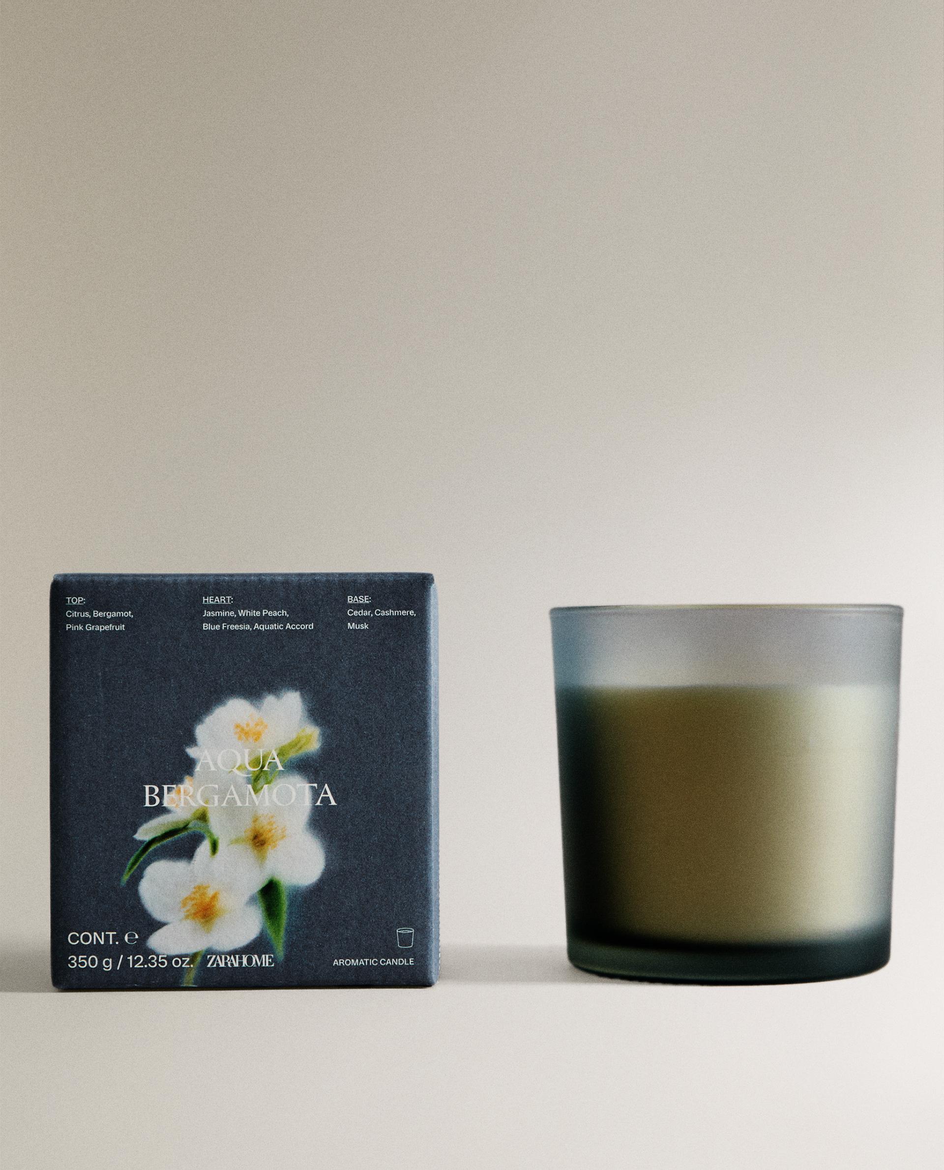 (350 G) AQUA BERGAMOT SCENTED CANDLE