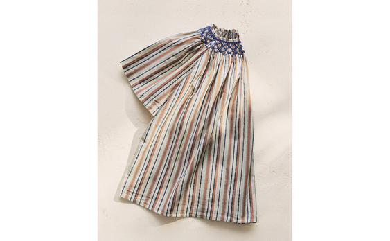 キッズ ストライプ柄 ビーチドレス