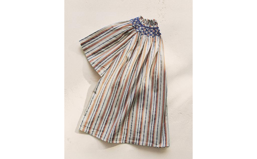 ROBE DE PLAGE ENFANT À RAYURES ROBE DE PLAGE ENFANT À RAYURES