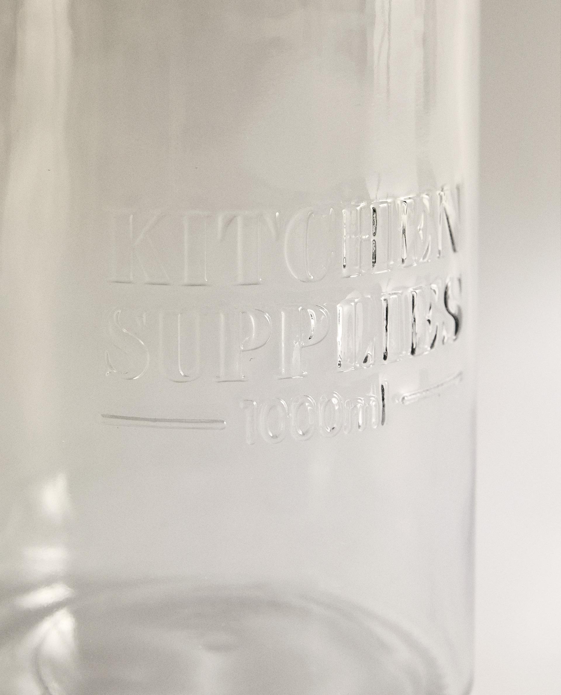 GLASS SCREW-ON STORAGE JAR product thumbnail 8