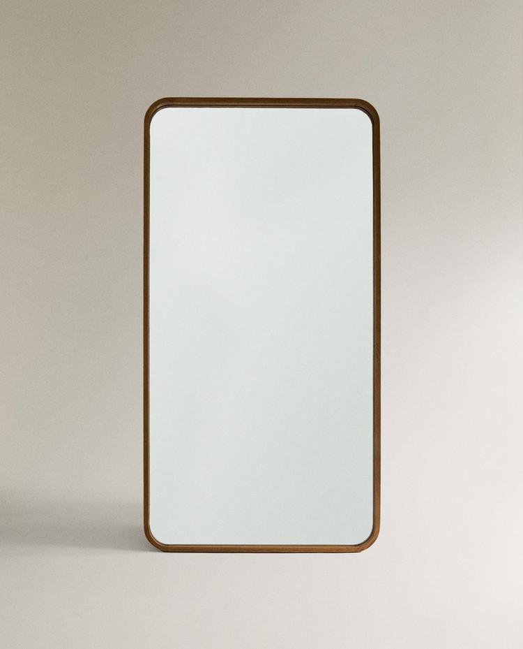 LARGE ROUND FULL LENGTH MIRROR WITH FRAME
