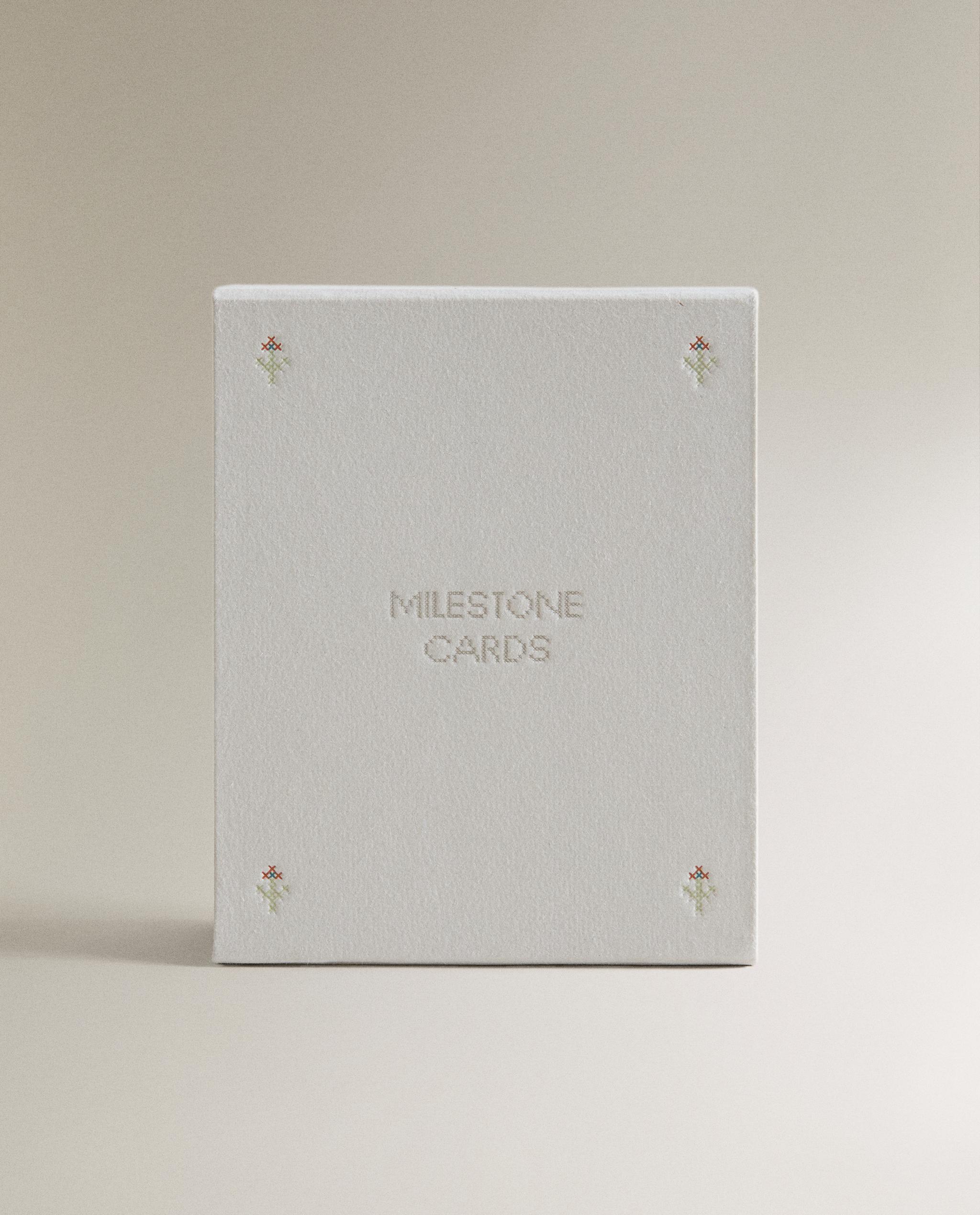 BABY MONTHLY MILESTONE KIT - 12 FLORAL CARDS product thumbnail 5