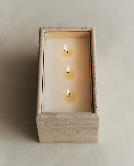 DECORATIVE MARBLE CANDLE DECORATIVE MARBLE CANDLE