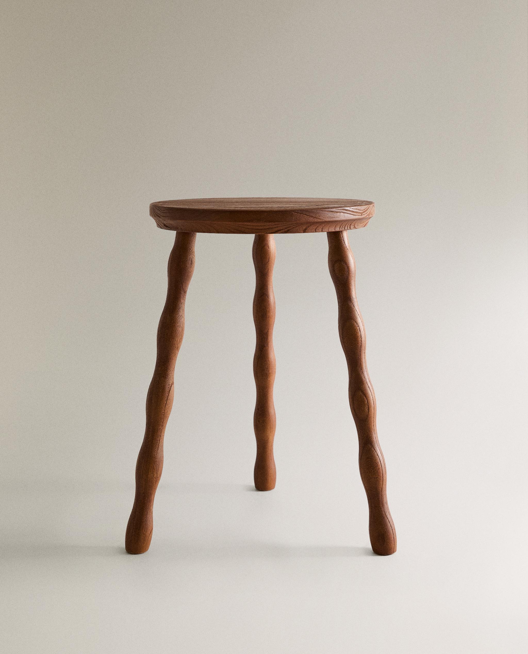 【ZARA HOME】木製スツール 廃盤 ニレ材 スツール | Zara Home 日本/Japan