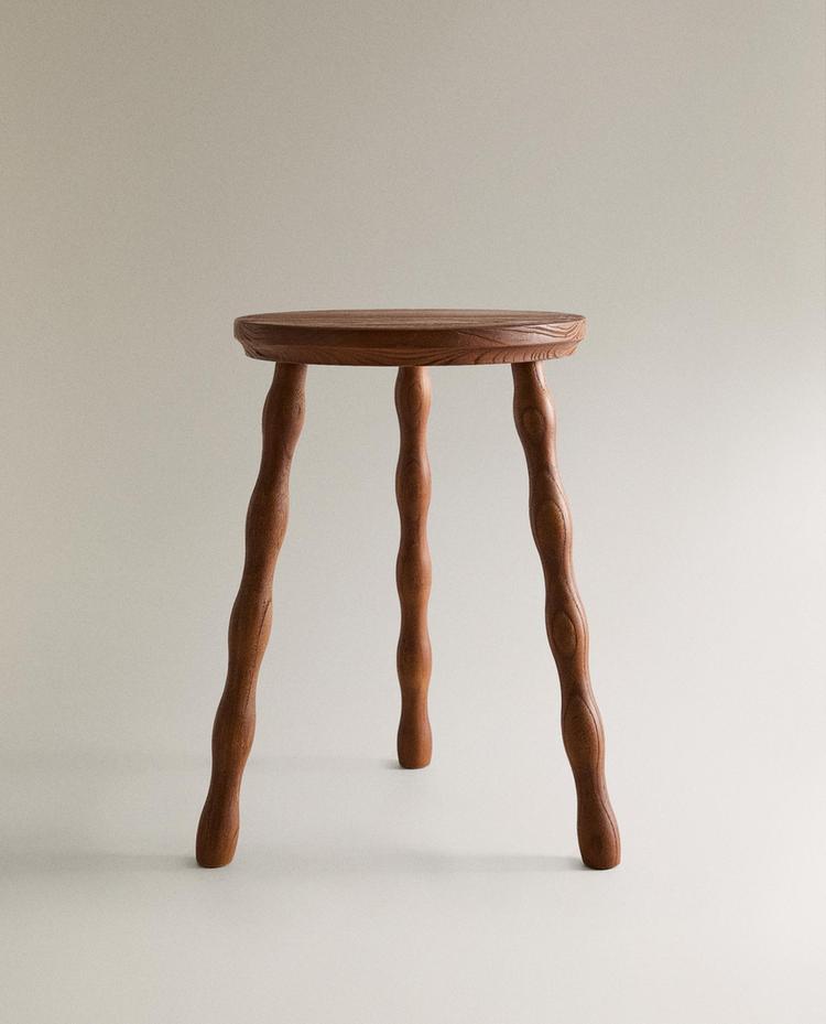 ELM WOOD STOOL